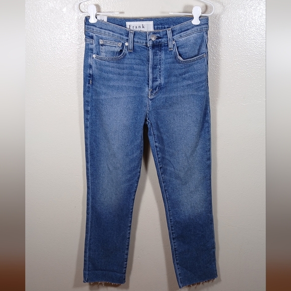 Frank & Eileen Everyday Cork Jean in Antique Blue Base Size 28 - Picture 4 of 15
